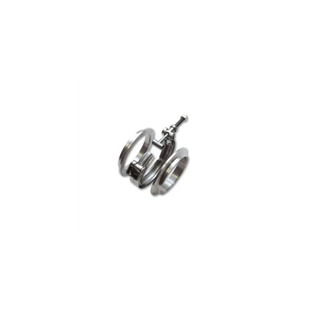 Vibrant - 11490 - Aluminum V-Band Flange Assembly, for 2.5 in. O.D. Tubing - VIB11490